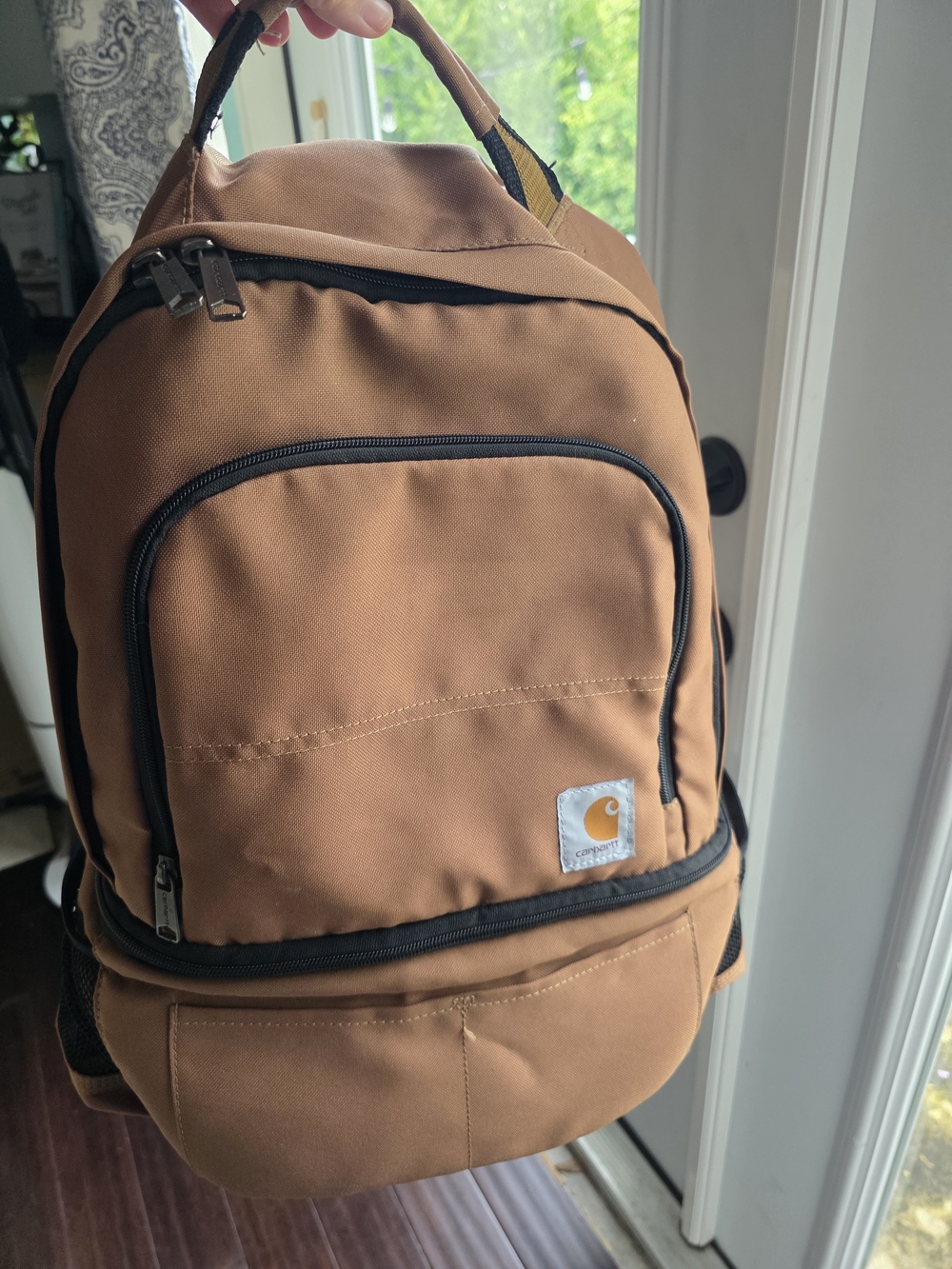 Carhartt Brown 24 Cans Soft Insulated Backpack cooler